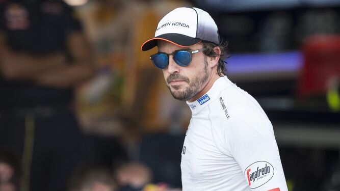 El piloto espaol de McLaren-Honda, Fernando Alonso.
