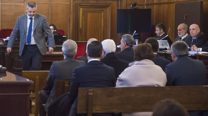 Mellet, durante la sesión inicial del juicio.