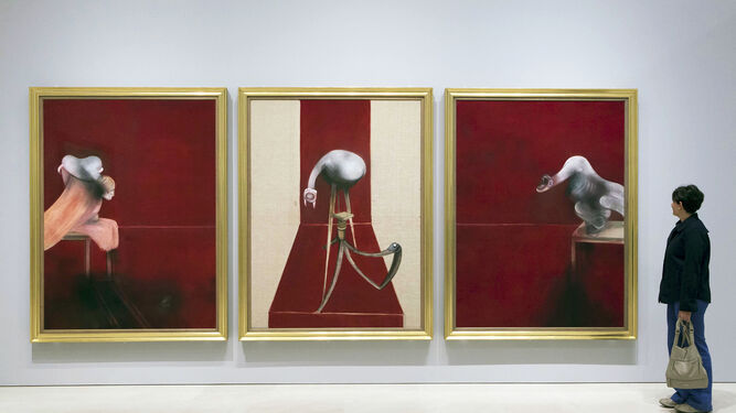 'Segunda versión de Tríptico 1944' (1988), de Francis Bacon, en el Museo Picasso