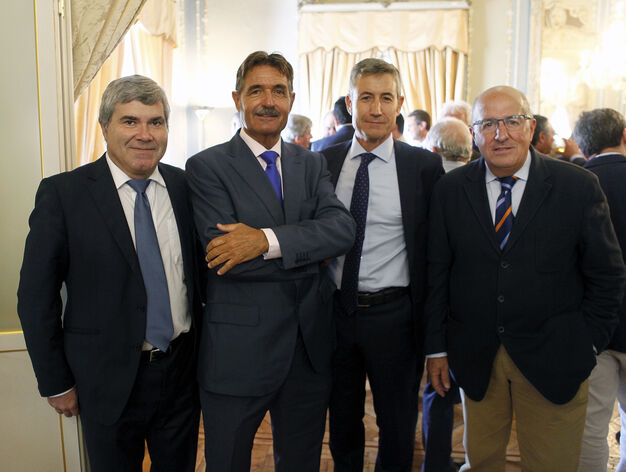 Antonio Rivas, Miguel Villanueva, Juan Manuel P&eacute;rez Dorao y Luis Frade.