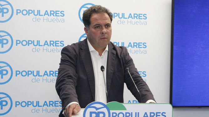 Juan Carlos Duarte, en rueda de prensa.