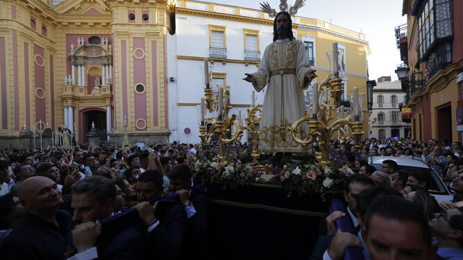 El traslado de la Redención desde San Ildefonso a Santiago el pasado año.