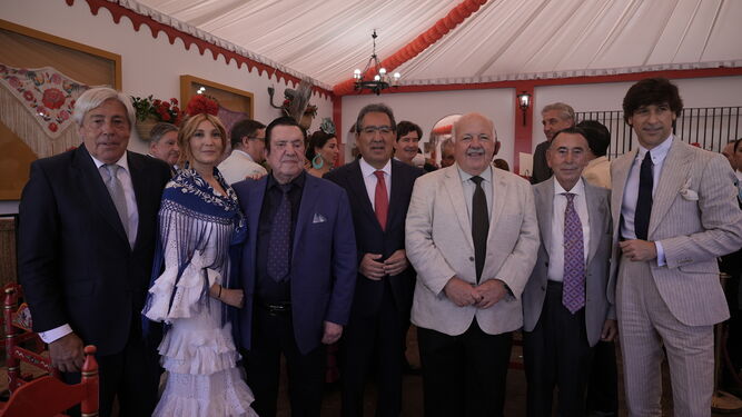 Antonio Sánchez Ramade, Ana Vielba, Nicolás Osuna, Antonio Pulido, Jesús Aguirre, Antonio Gallego y Manuel Lombo.