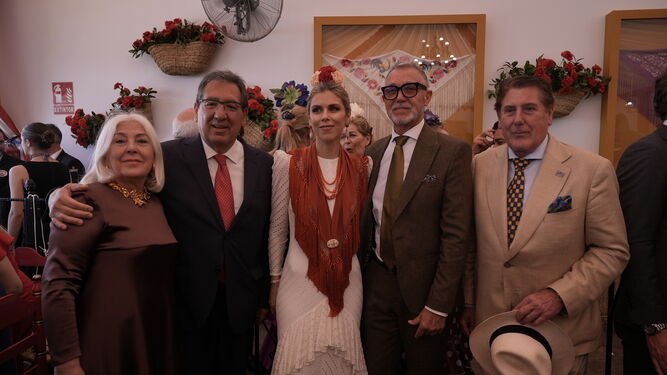 Charo Guerrero, Antonio Pulido, Manuela Villena, Fernando Claro y Miguel Gallego.