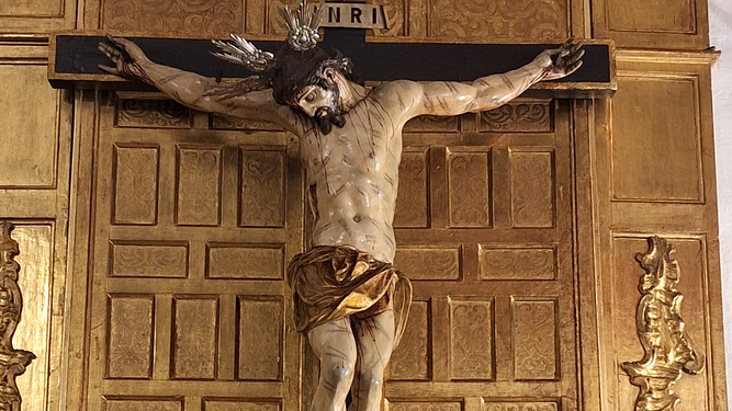 Restauración del Cristo de la Misericordia, obra de Juan de Oviedo, de la Parroquia de San Juan Bautista