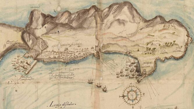 Una vista de “La vaya de Gibraltar” (1608), en vísperas de la llegada del rey.