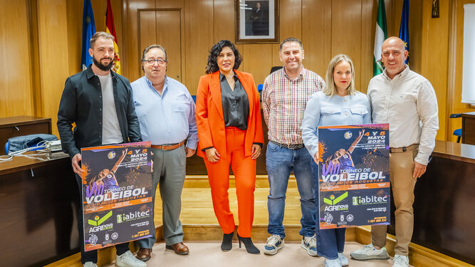 Presentación del VIII Torneo Nacional de Voleibol Ciudad de Roquetas.