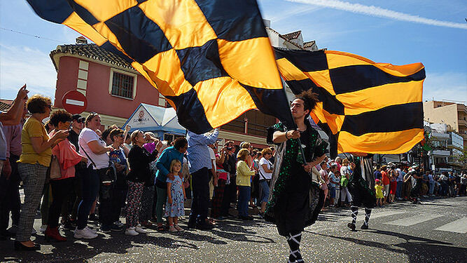 Un desfile de hace unos años de la Feria Internacional de los Países de Fuengirola.