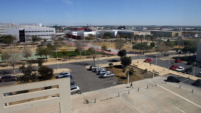 Vista general del Campus del Carmen de la Universidad de Huelva.
