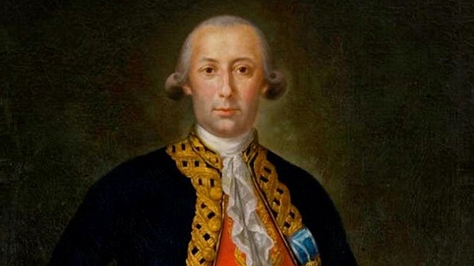 El militar malagueño Bernardo de Gálvez