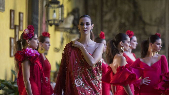 Presentación de We Love Flamenco en el Palacio de las Dueñas de Sevilla.