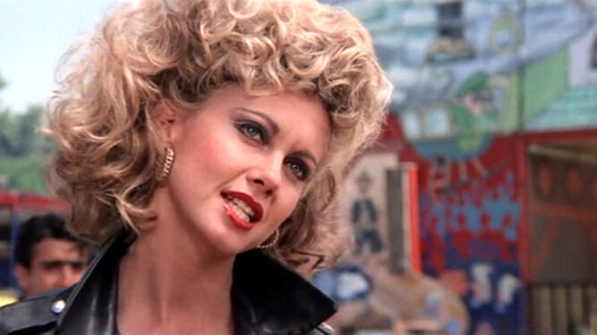 El cardado de la transformaci&oacute;n de Sandy (Olivia Newton-John) en 'Grease' (1978).