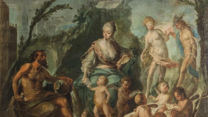 'Llegada de la pintura a Sevilla' de Juan de Espinal