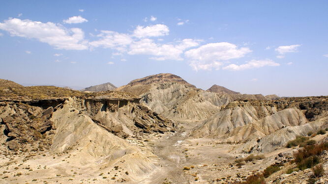 Desierto de Tabernas de la provincia de Almería.