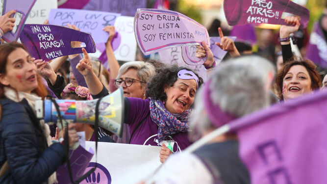 Imágenes de la Manifestación del día Internacional de la Mujer en 2019