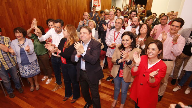 La sede del PSOE, tras conocer los resultados electorales