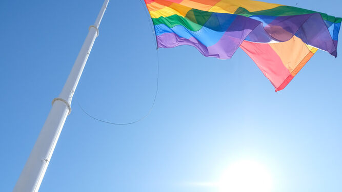 La bandera LGTBI.