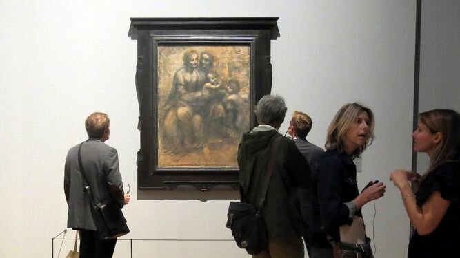 Las im&aacute;genes de la exposici&oacute;n sobre Leonardo da Vinci en el Museo del Louvre.