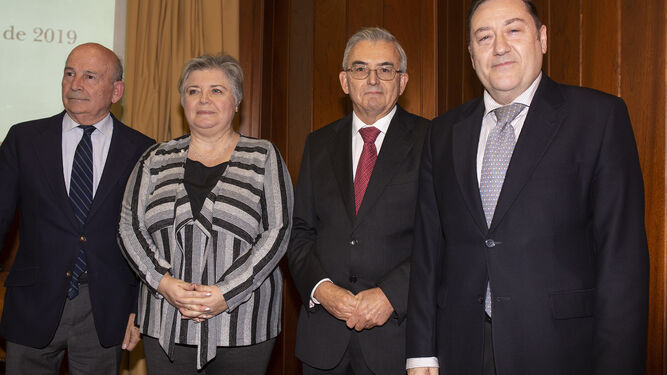 Julio Cuesta, Rosa García Perea, José Joaquín León y José Roda Peña.