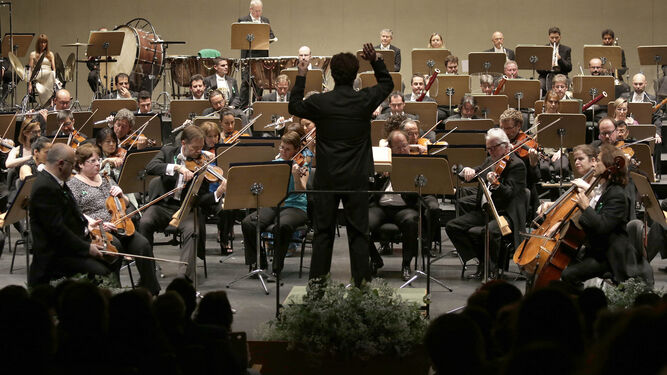 La Real Orquesta Sinfónica de Sevilla, durante una actuación.