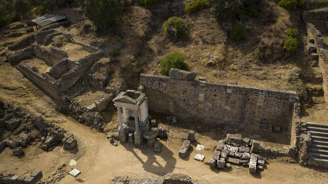 Las espectaculares fotos del yacimiento romano de Munigua