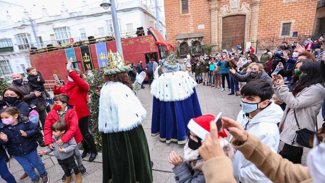 Las im&aacute;genes de los Reyes Magos en San Fernando