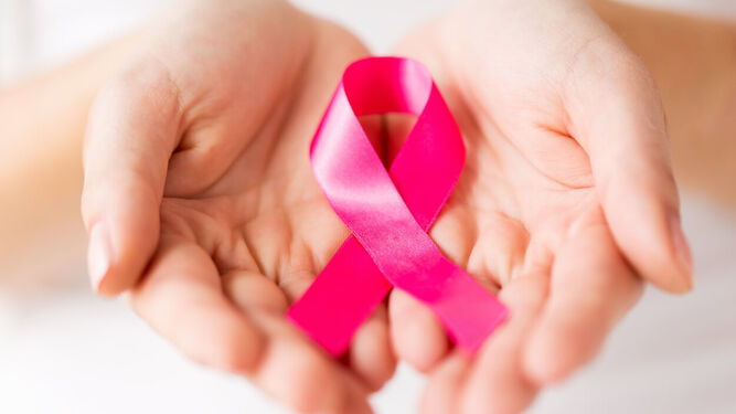 El lazo rosa, símbolo de la lucha contra el cáncer de mama.