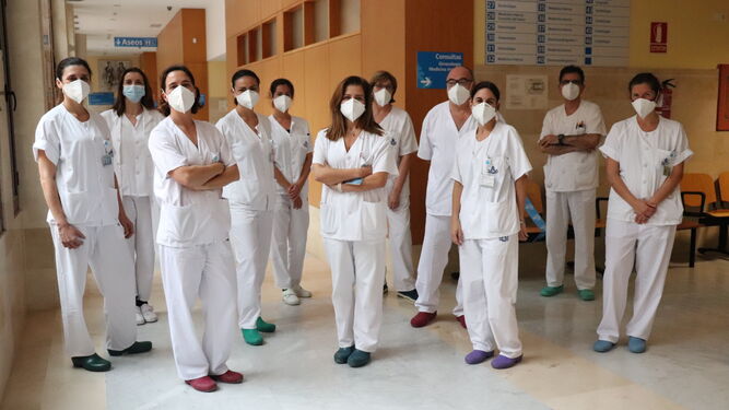 Miembros de la Unidad de Ginecología del Hospital de San Juan de Dios del Aljarafe.