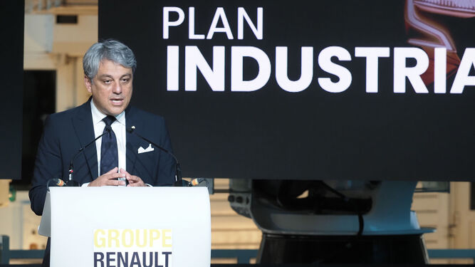 Luca de Meo, presidente de Renault, presenta este martes en Valencia el plan industrial.