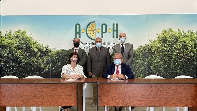 Firma del convenio entre Grupo TSO y ACPH