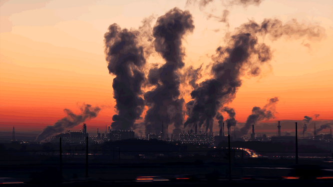 Las emisiones industriales son uno de los ingredientes del ozono 'malo' junto con la radiación solar