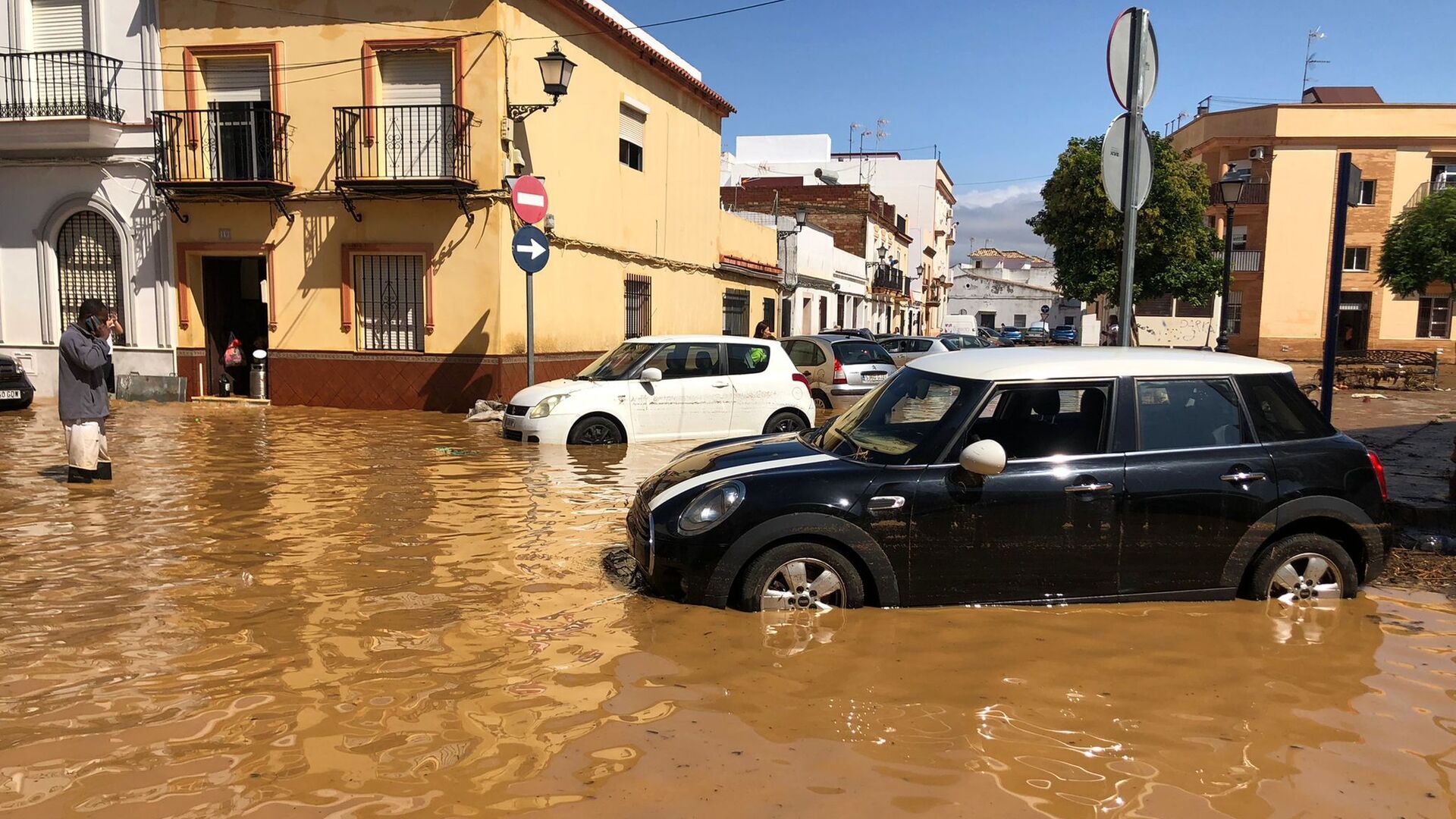 Im&aacute;genes de las calles de Lepe tras las inundaciones