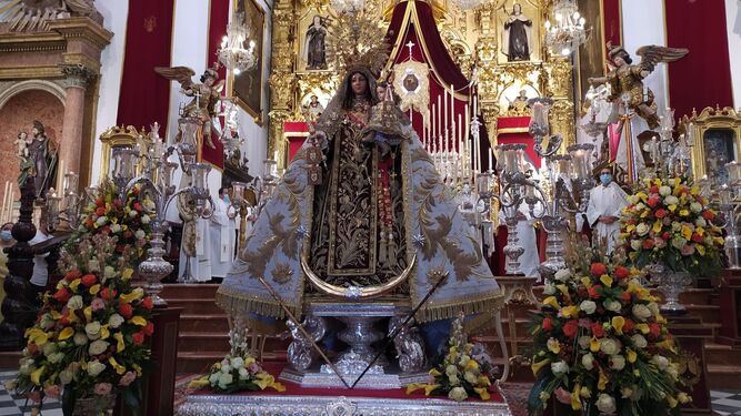 La Virgen del Carmen, en los cultos del pasado 16 de julio.