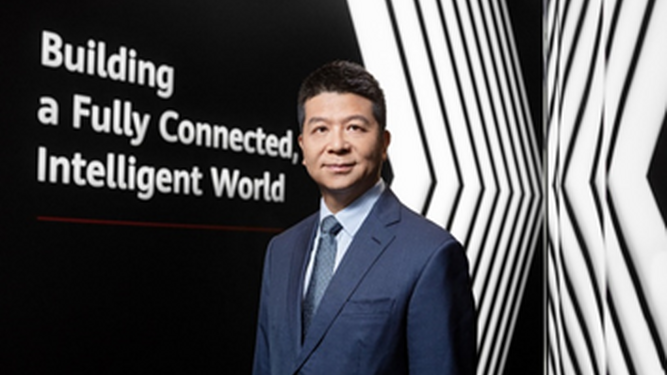 Guo Ping, presidente rotatorio de Huawei.