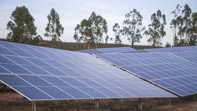 Planta fotovoltaica de Iberdrola en el Andévalo (Huelva).