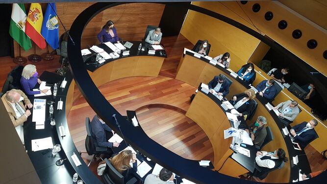 El Pleno del Ayuntamiento de San Fernando, en la sesión de noviembre.