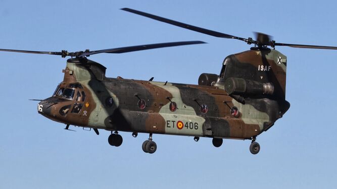 Helicóptero Chinook.