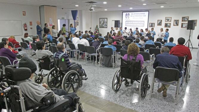 Taller de empleo para personas con discapacidad celebrado en La Línea.