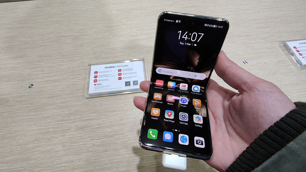 Expositor de Huawei en el Mobile World Congress 2022