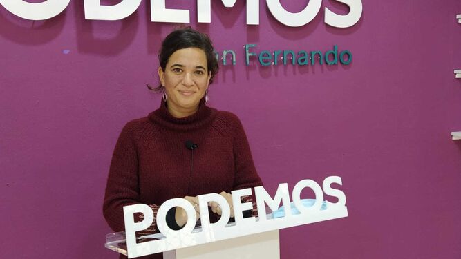 La candidata de Podemos a la Alcaldía de San Fernando, Ana Rojas.