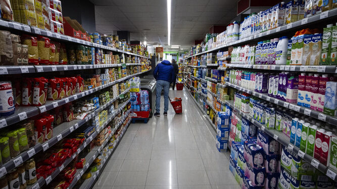 Supermercado Covirán en Granada.
