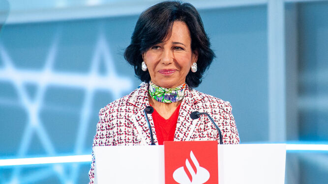 Ana Botín, en la última junta de accionistas de Banco Santander.
