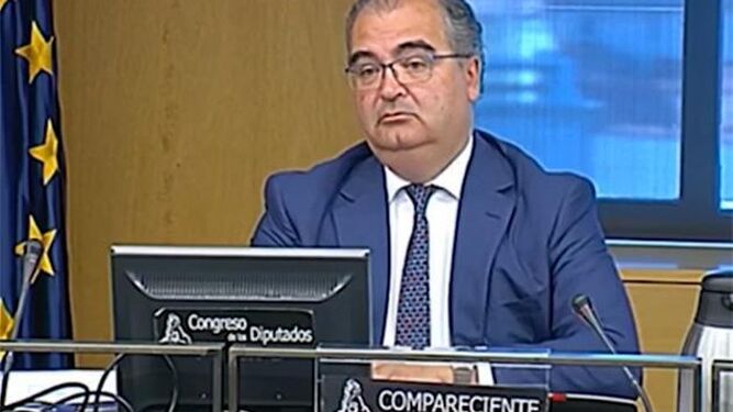 Ángel Ron, en una comparecencia ante el Congreso de los Diputados.