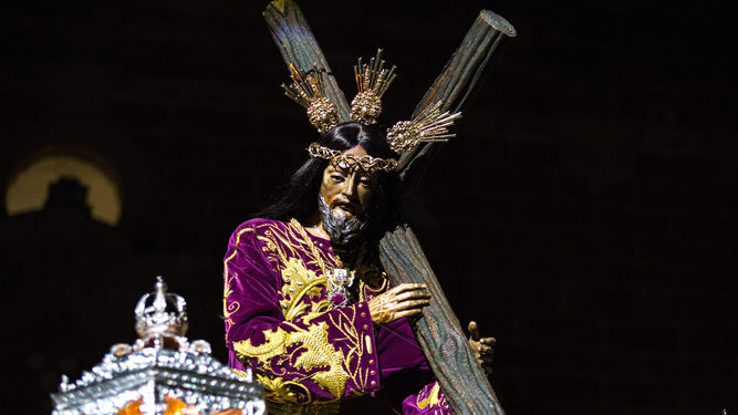 La imagen de Jesús Nazareno, a cuya restauración se destinará la subvención de la Junta que recibirá la hermandad.