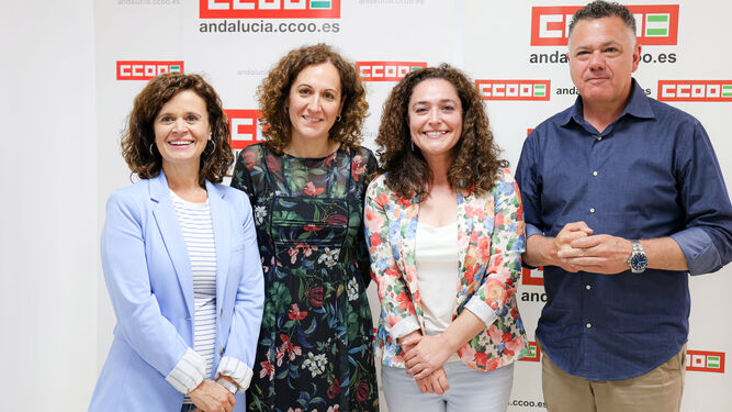 Reunión de Por Andalucía con CCOO