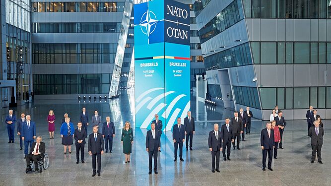 Cumbre de la OTAN celebrada en Bruselas en junio del año pasado.