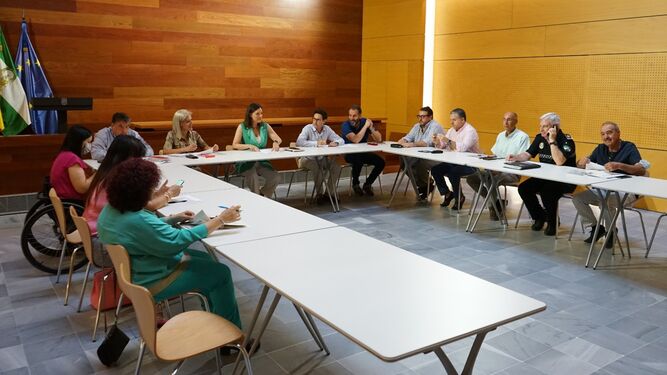 Primera mesa de accesibilidad presidida por la concejala María José Foncubierta.
