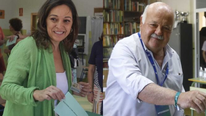 Isabel Ambrosio y Jesús Aguirre ya han votado en Córdoba capital.