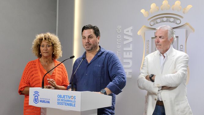 Pilar Marín, Jaime Pérez y Paco Millán.