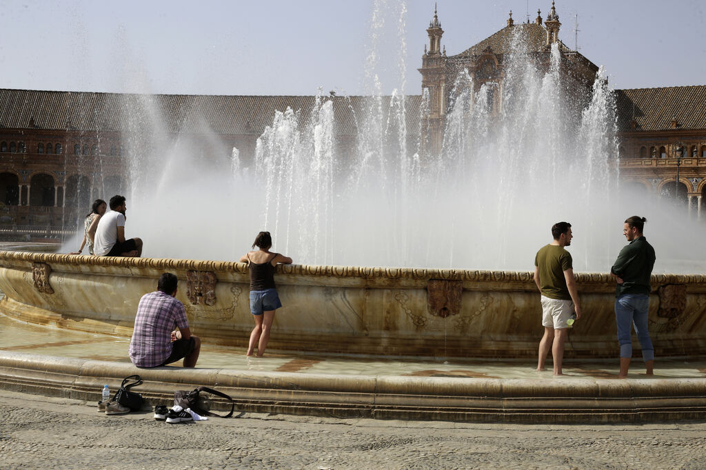 Ola de calor en Sevilla